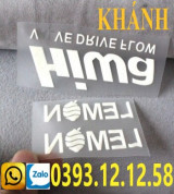 Nhãn ép nhiệt, Tem ép nhiệt, Mác ép nhiệt Quần áo